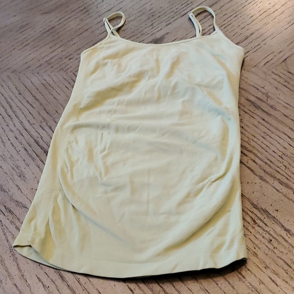 XS Arden B lime green tank top
